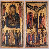 Madonna and Child with Saints and Crucifixion
