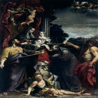 Madonna Enthroned with St Matthew