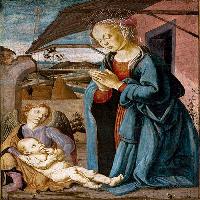 Madonna Adoring the Child with an Angel