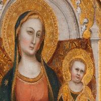Madonna and Child with Donors (detail)