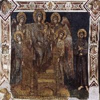 Madonna Enthroned with the Child, St Francis and Four Angels
