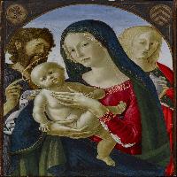 Madonna Enthroned with the Child, St Francis, St. Domenico and two Angels