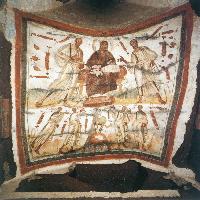 Christ between Sts Peter and Paul