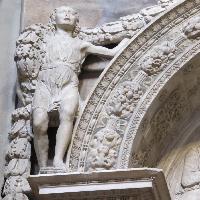 Tomb of Carlo Marsuppini (detail)