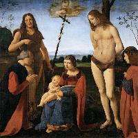 Virgin and Child with Sts John the Baptist and Sebastian (Pala Casio)