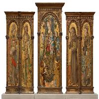 Panels from an altarpiece