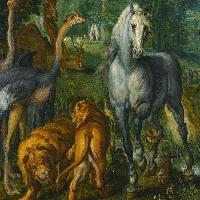 The Garden of Eden with the Fall of Man (detail)