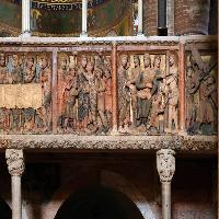 Reliefs on the parapet