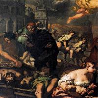 The Virgin Appears to the Plague Victims (detail)