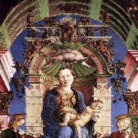 Madonna with the Child Enthroned (detail)