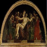 PietÃ  (panel from the Roverella Polyptych)