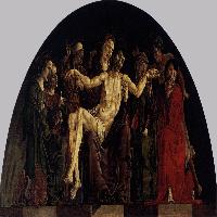 PietÃ  (panel from the Roverella Polyptych)