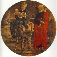 Flight to Egypt (from the predella of the Roverella Polyptych)