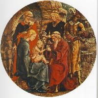 Adoration of the Magi (from the predella of the Roverella Polyptych)