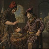 Esau Sells Jacob the Right of Seniority for a Bowl of Lentils