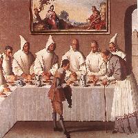 St Hugo of Grenoble in the Carthusian Refectory