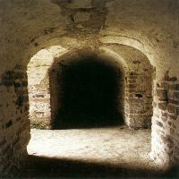 View of the tunnel crypt