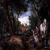 The Vision of St Hubert