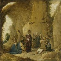 Three Temptations of Christ (detail)