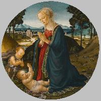 Madonna and Infant St John the Baptist Adoring the Christ Child with Two Angels