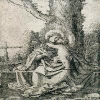 Virgin and Child Seated under a Tree