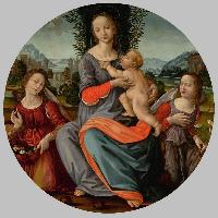 Virgin and Child in a Landscape, with Angels