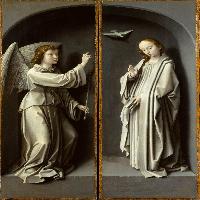 Two Movable Wings of An Altarpiece