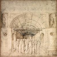 The Twelve Apostles in a Barrel Vaulted Passage