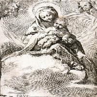 Virgin and Child in the Clouds